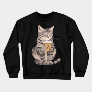 Cat's Boba Magic Crewneck Sweatshirt